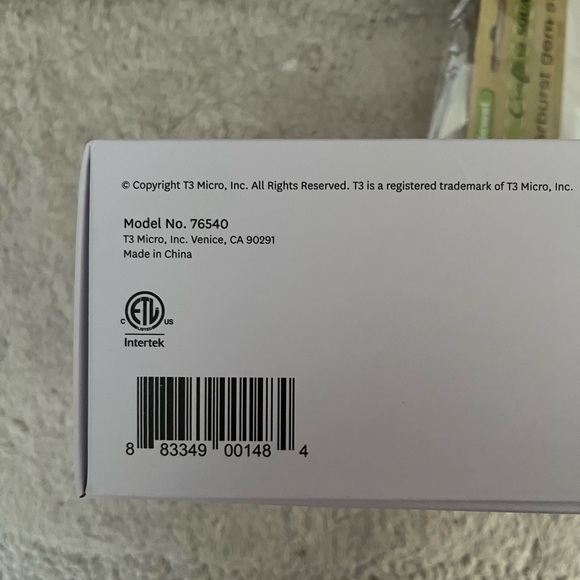 NWB T3 curling iron 1 inch - Picture 5 of 5